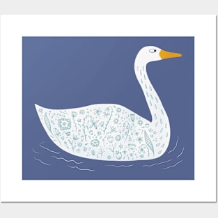 Swan Posters and Art